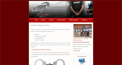 Desktop Screenshot of maxsecurity.co.za